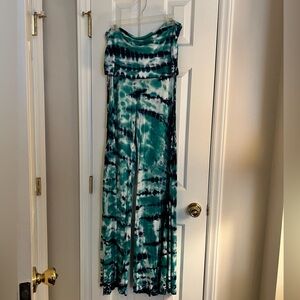 YOUNG FABULOUS & BROKE TIE DIE FOLD OVER PANTS SIZE LARGE